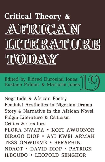 Alt 19 Critical Theory and African Literature Today