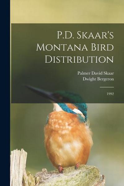 P.D. Skaar’s Montana Bird Distribution