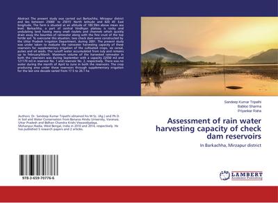 Assessment of rain water harvesting capacity of check dam reservoirs