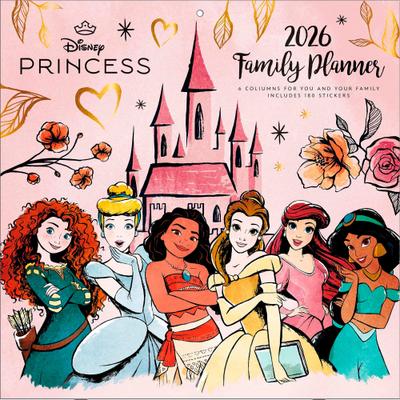 DISNEY PRINCESS Familienplaner im Format 30 x 30