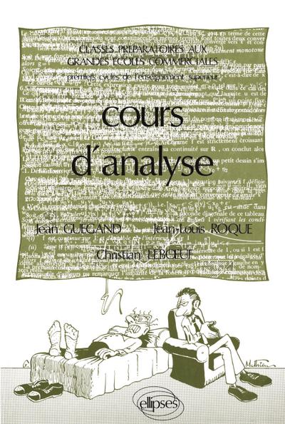 Cours d’analyse - 2e édition