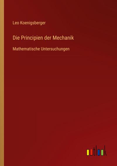 Die Principien der Mechanik
