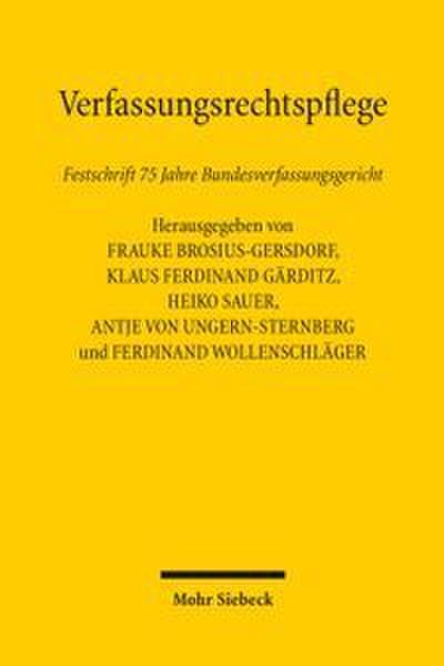 Verfassungsrechtspflege