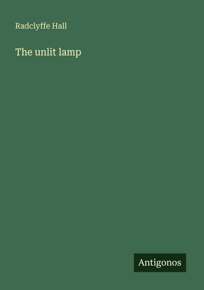The unlit lamp