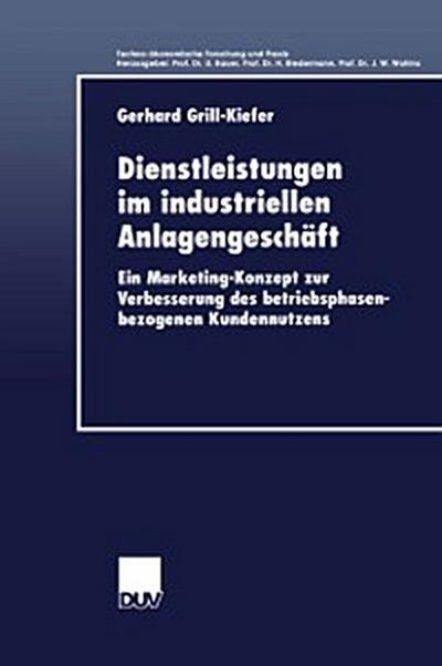Dienstleistungen im industriellen Anlagengeschäft