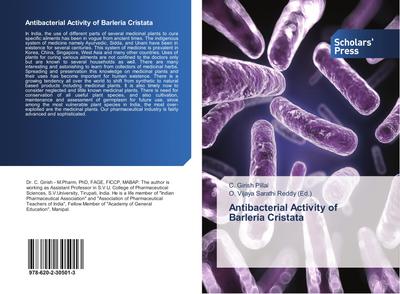 Antibacterial Activity of Barleria Cristata