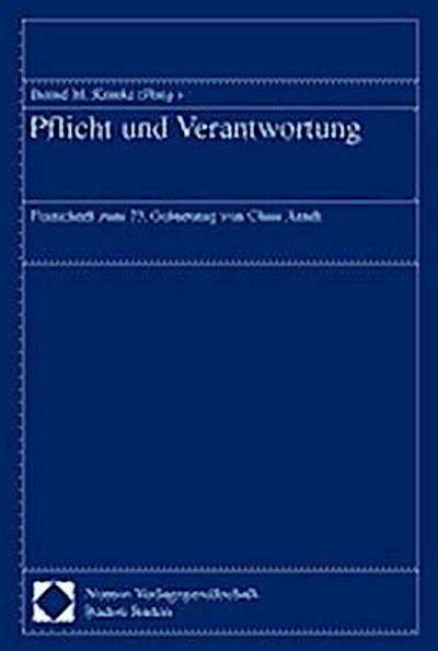 Pflicht und Verantwortung