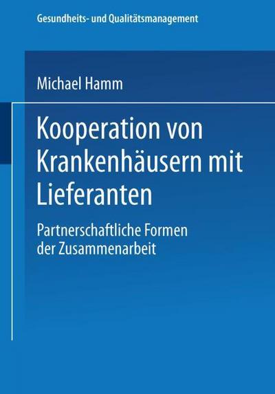 Kooperation von Krankenhäusern mit Lieferanten