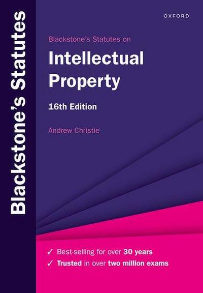Blackstone’s Statutes on Intellectual Property