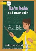 I Can Be A Teacher - Ha’u bele sai manorin
