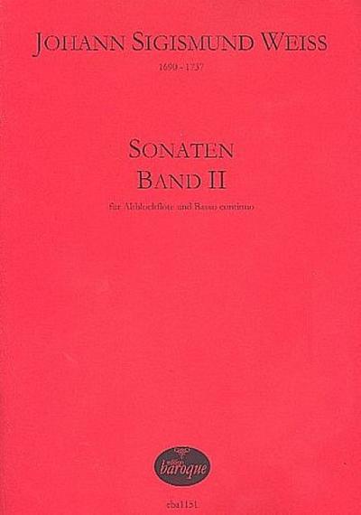 Sonaten Band 2 für Altblockflöte und Bc