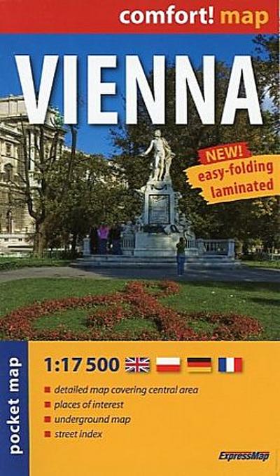 Comfort! map, pocket map : Vienna (Express Maps) [Folded Map] by