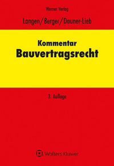 Kommentar zum Bauvertragsrecht