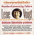 Unverwüstlich.Lene Voigt zum