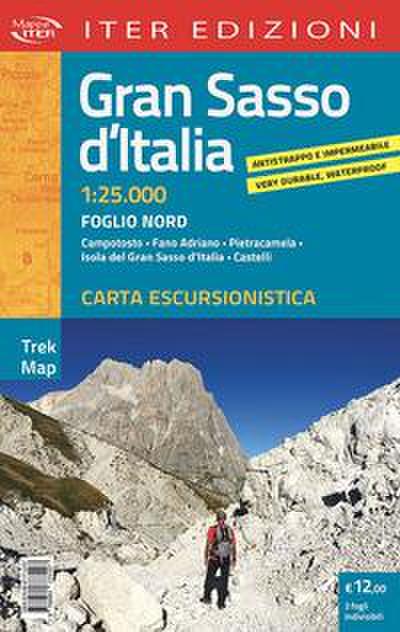 Gran Sasso d’Italia. Carta escursionistica 1:25.000