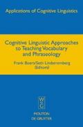 Cognitive Linguistic Approaches to Teaching Vocabu