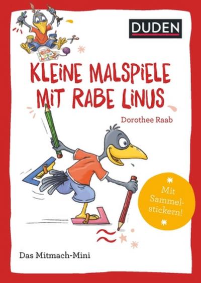 Duden Minis (Band 40) - Kleine Malspiele mit Rabe Linus