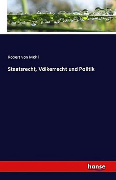 Staatsrecht, Völkerrecht und Politik