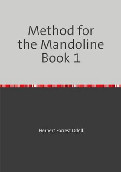 Method for the Mandolin Book 1