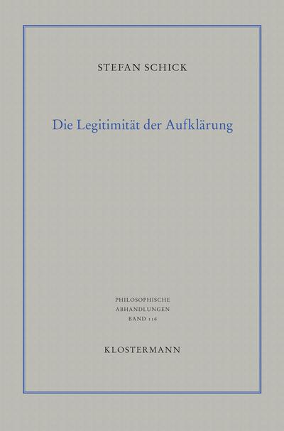 Die Legitimität der Aufklärung