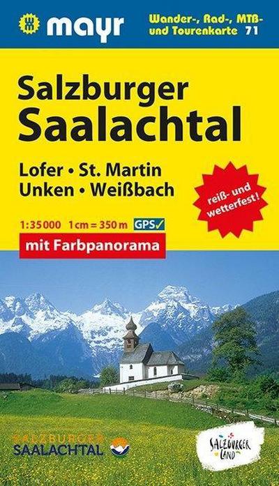 Mayr Karte Salzburger Saalachtal