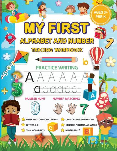 My First  Alphabet and Number Tracing Workbook