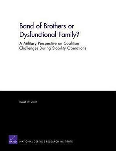 Band of Brothers or Dysfunctional Family? a Military Perspective on Coalition Challenges During Stability Operations