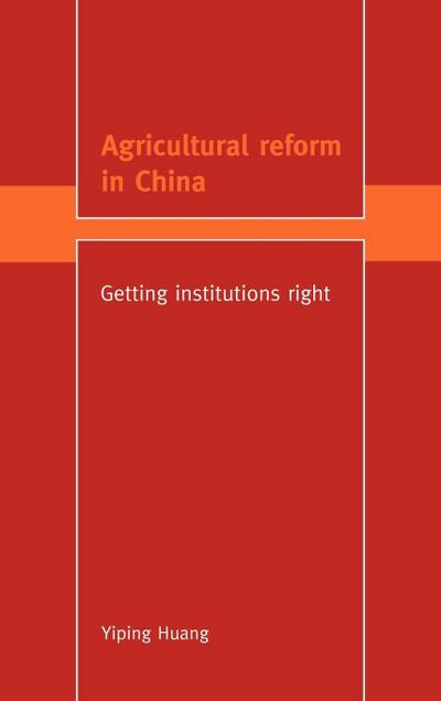 Agricultural Reform in China