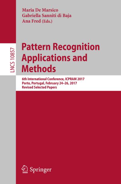 Pattern Recognition Applications and Methods