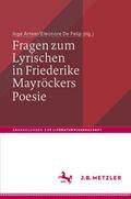 Fragen zum Lyrischen in Friederike Mayröckers Poesie