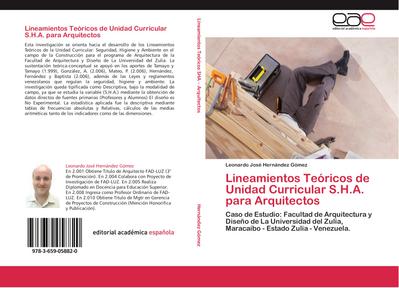 Lineamientos Teóricos de Unidad Curricular S.H.A. para Arquitectos