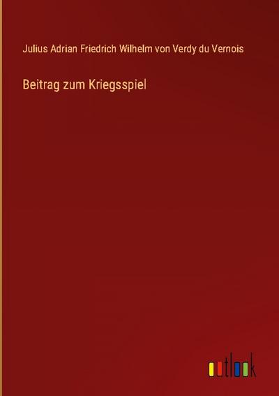 Beitrag zum Kriegsspiel