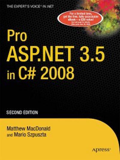 Pro ASP.NET 3.5 in C# 2008