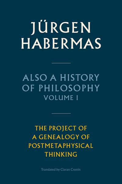 Also a History of Philosophy, Volume 1