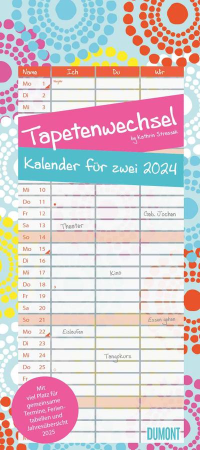 Kal. für zwei 2024 Tapetenwechsel