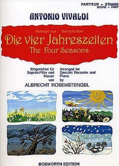 Die vier Jahreszeiten (Auszüge)für Sopranblockflöte und Klavier