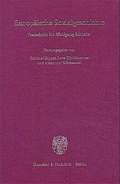 Europäische Sozialgeschichte.