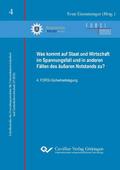 Was kommt auf Staat und Wirtschaft im Spannungsfall und in anderen Fällen des äußeren Notstands zu?. 4. FORSI-Sicherheitstagung