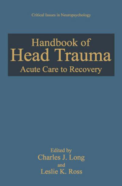 Handbook of Head Trauma