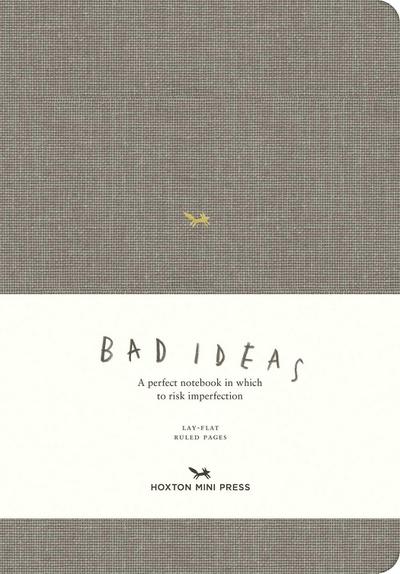 A Notebook for Bad Ideas (Large / Light Grey / Lined)