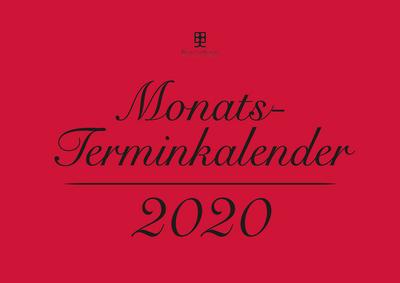 Monatsterminkalender 2020