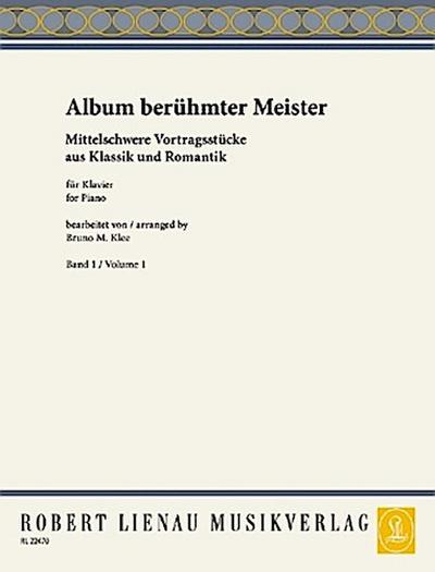 Album berühmter Meister für Klavier. Bd.1