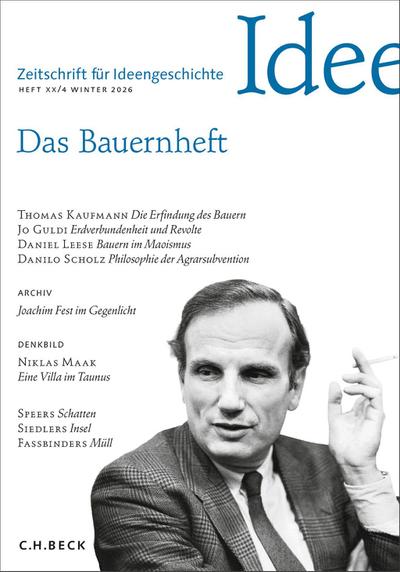 Zeitschrift für Ideengeschichte Heft XX/4 Winter 2026