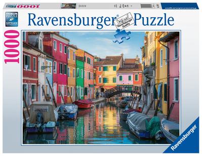 Ravensburger Puzzle 17392 Burano in Italien - 1000 Teile Puzzle für Erwachsene und Kinder ab 14 Jahren