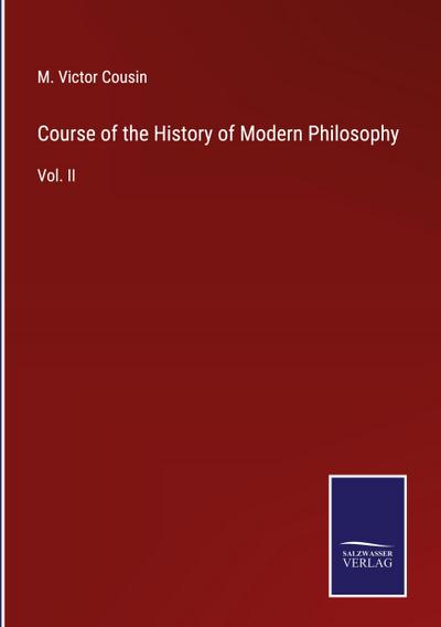 Course of the History of Modern Philosophy