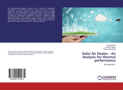 Solar Air Heater - An Analysis for thermal performance