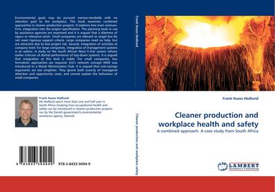 Cleaner production and workplace health and safety - Frank Huess Hedlund