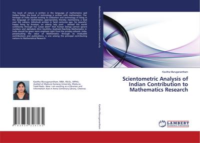 Scientometric Analysis of Indian Contribution to Mathematics Research