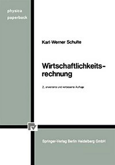 Wirtschaftlichkeitsrechnung