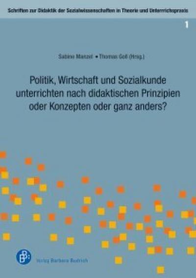 Politik, Wirtschaft und Sozialkunde unterrichten